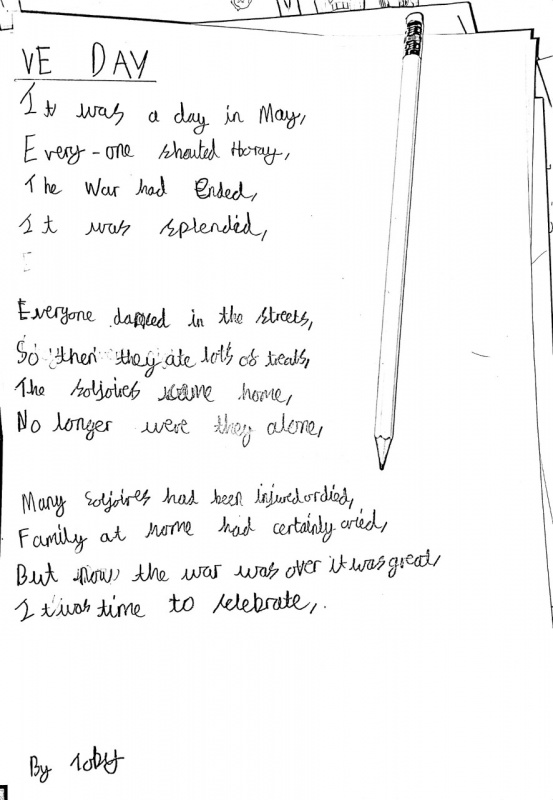 Toby’s VE DAY poetry | St John The Baptist CE Primary School Ruyton XI ...